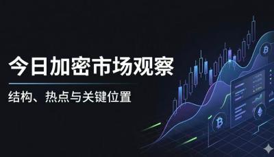 今日加密市场观察｜BTC 高位震荡，主流币先看能否站稳并继续扩散